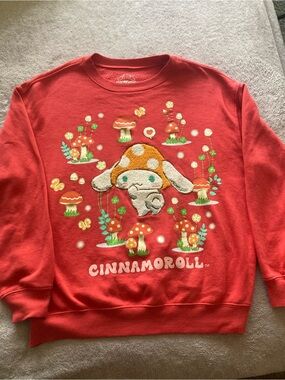 Sanrio Cinnamoroll Red Crewneck Sweatshirt